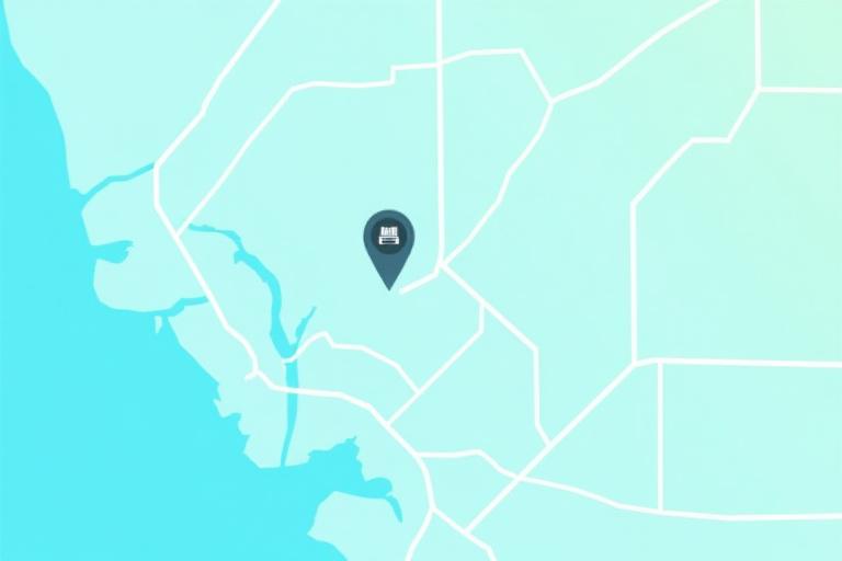 A map showing the location of Riparian Holdings in Richmond, BC.